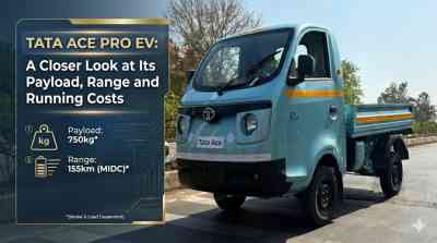 Tata Ace Pro EV: A Closer Look at Its Payload, Range and Running Costs